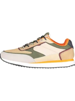 Geographical Norway Sneakers^Sneakers ''Olyno'' in Beige/ Khaki/ Creme
