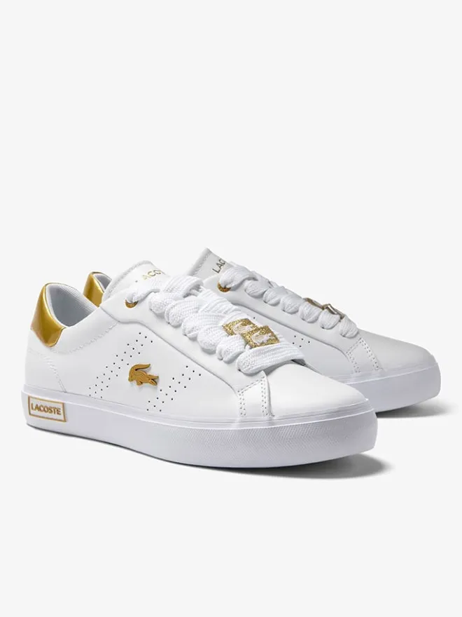Sneakers "Powercourt 12.0 23 2 Sfa" in Weiß/ Gold>Lacoste Best