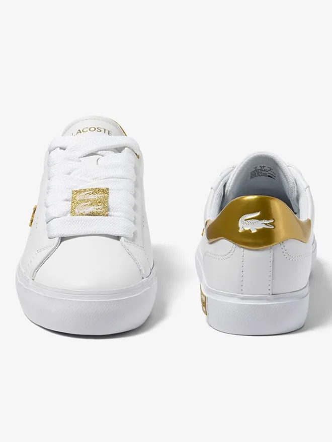 Sneakers "Powercourt 12.0 23 2 Sfa" in Weiß/ Gold>Lacoste Best