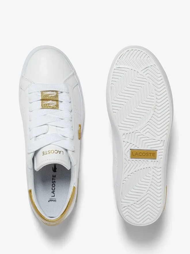 Sneakers "Powercourt 12.0 23 2 Sfa" in Weiß/ Gold>Lacoste Best