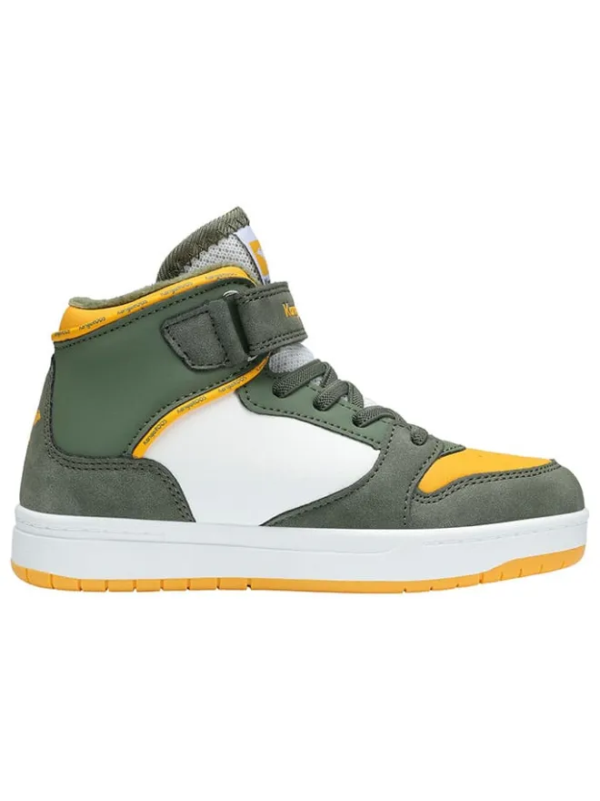 Sneakers "Rim Mid EV" in Khaki/ Senf/ Weiß>Kangaroos Hot