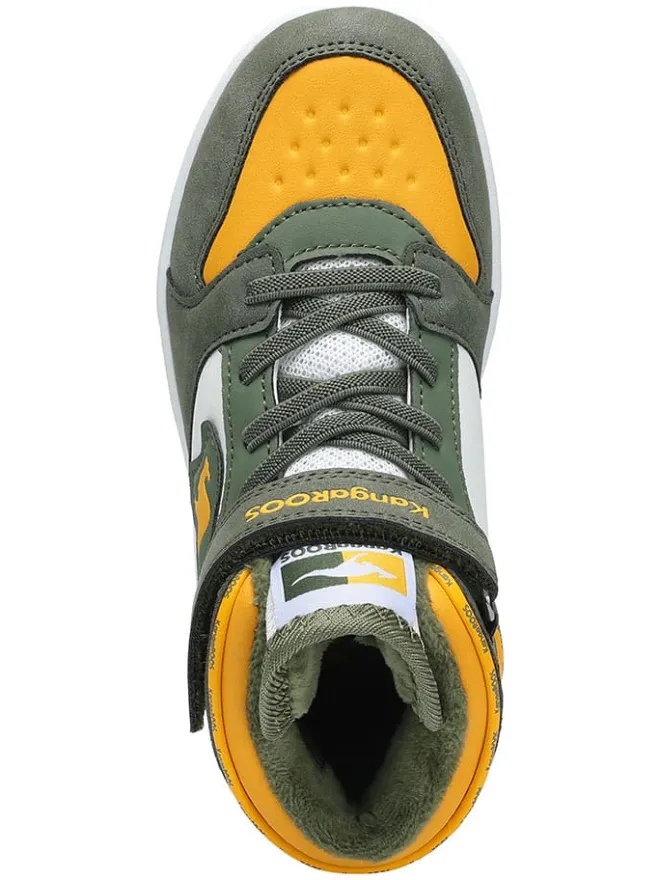 Sneakers "Rim Mid EV" in Khaki/ Senf/ Weiß>Kangaroos Hot