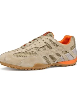 Geox Schnürschuhe^Sneakers "Snake" in Beige