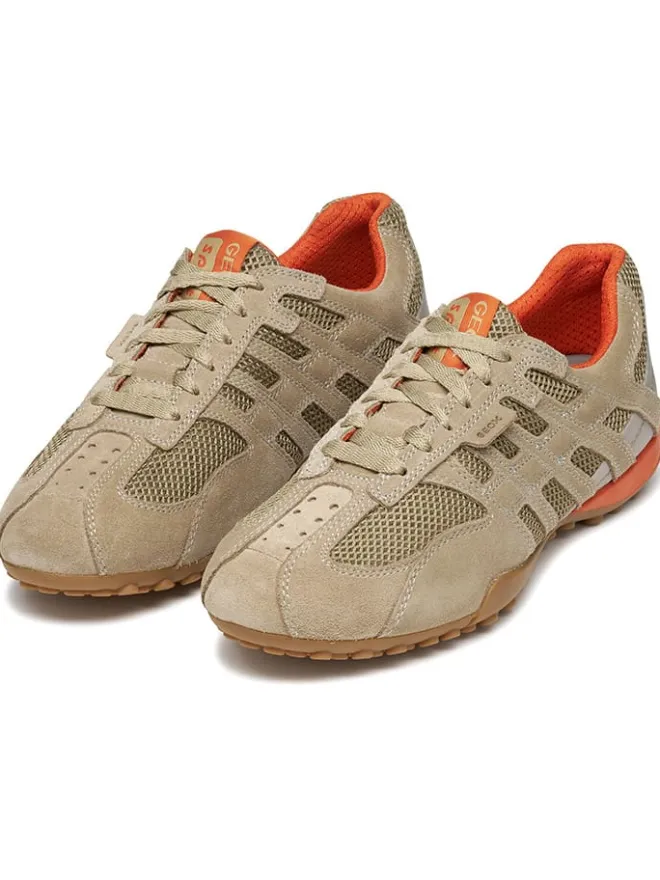 Geox Schnürschuhe^Sneakers "Snake" in Beige