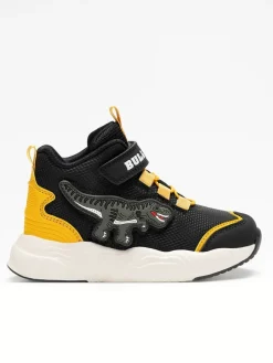 Bull Boys Sneakers·Sneakers High^Sneakers "T-Rex" in Schwarz/ Gelb