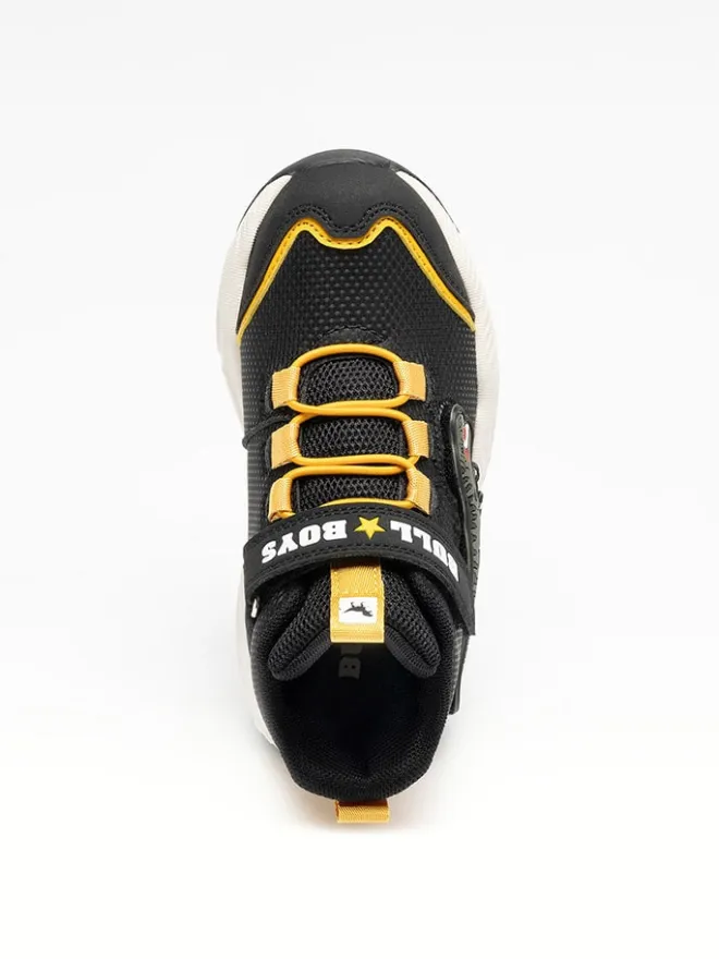 Bull Boys Sneakers·Sneakers High^Sneakers "T-Rex" in Schwarz/ Gelb