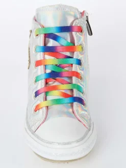 Denokids Sneakers·Sneakers High^Sneakers "Unicorn" in Silber/ Bunt