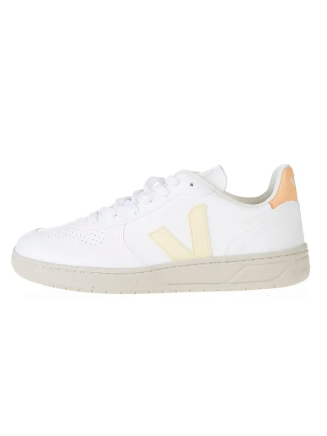 Veja Sneakers^Sneakers "V 10" in Weiß/ Orange