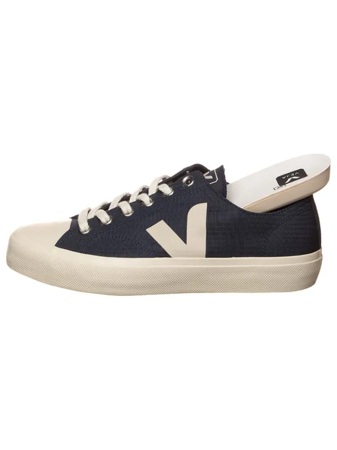 Sneakers "Wata II Low" in Dunkelblau/ Creme>Veja