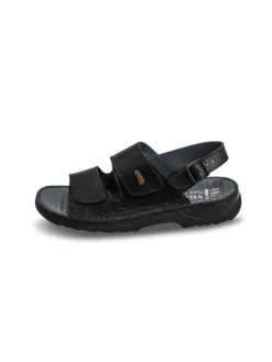 Softnappaleder Sandalen in schwarz>VITAFORM Hot