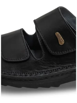Softnappaleder Sandalen in schwarz><noscript><img width=