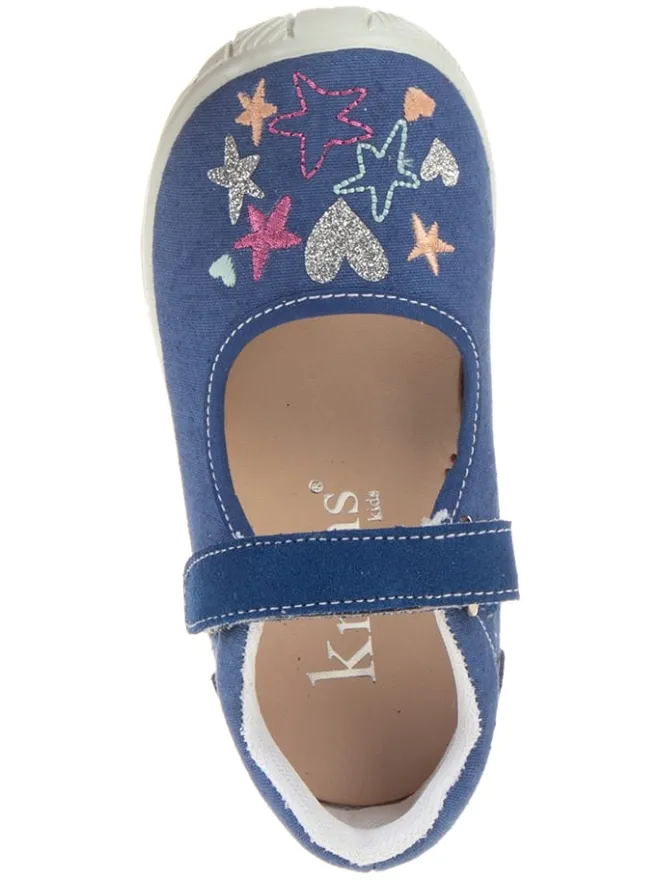 Spangenballerinas in Blau>kmins Discount