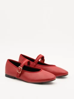 Spangenballerinas in Rot>Bellucci Discount