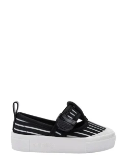 Melissa Halbschuhe|Ballerinas^Spangenballerinas in Schwarz/ Weiß
