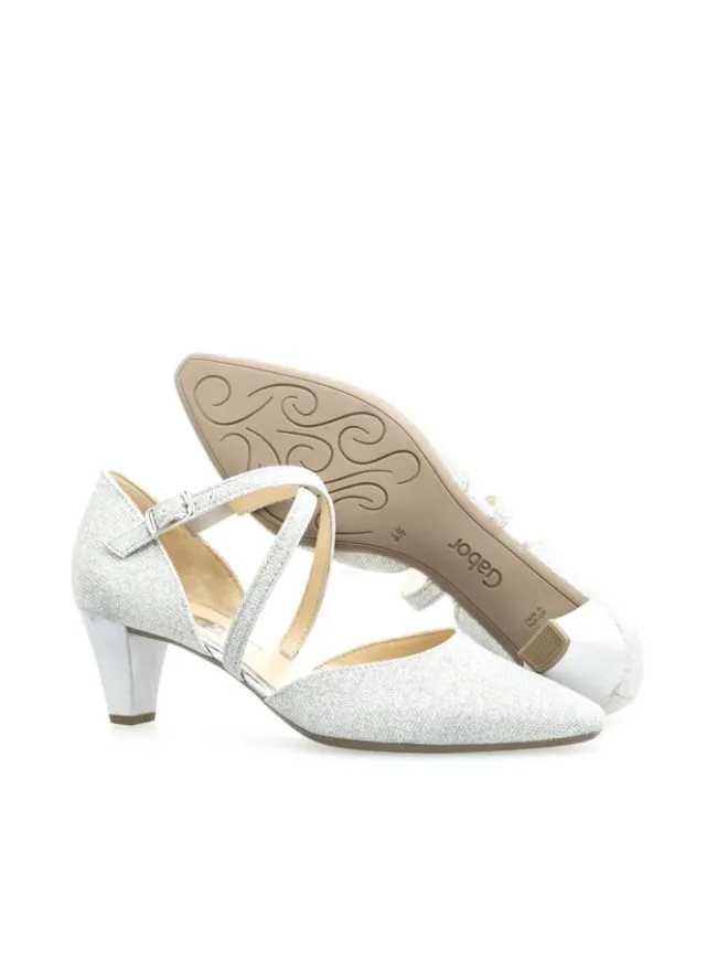 Spangenpumps in silber>Gabor Online