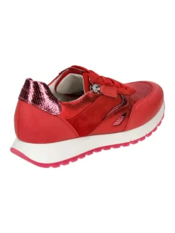 Sportliche Schnürschuhe in Rot><noscript><img width=