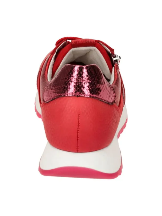 Sportliche Schnürschuhe in Rot>Gabor New