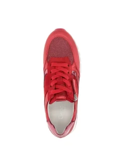 Sportliche Schnürschuhe in Rot><noscript><img width=