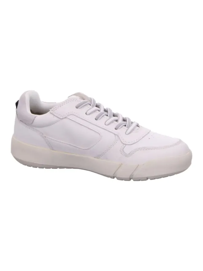Sportliche Schnürschuhe in Weiß>Geox Outlet