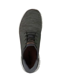 Sportliche Slipper in salbei/moor/nuss/rauch><noscript><img width=