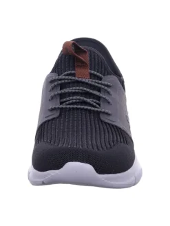 Sportliche Slipper in Schwarz><noscript><img width=