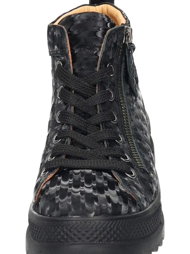 Sportliche Stiefeletten in schwarz>Piazza New
