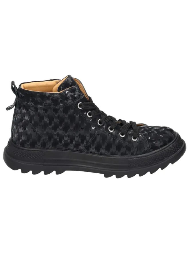 Sportliche Stiefeletten in schwarz>Piazza New