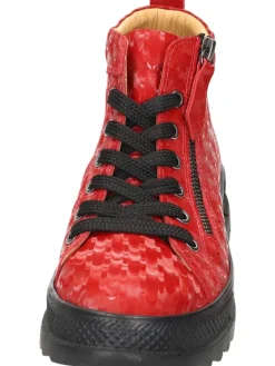 Sportliche Stiefeletten in rot><noscript><img width=