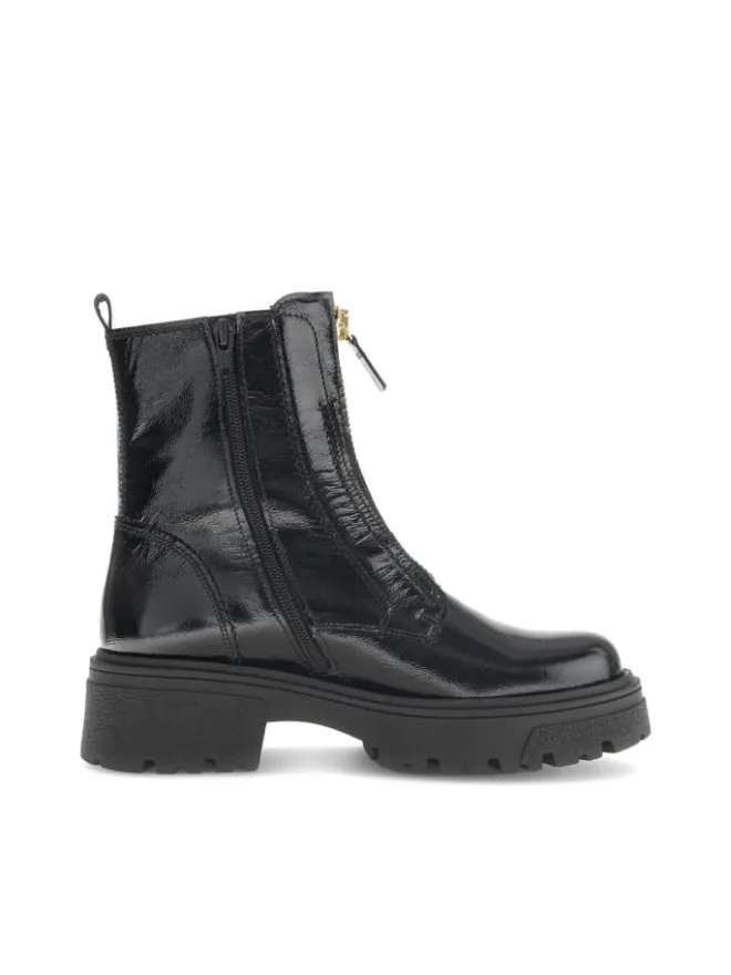 Sportliche Stiefeletten in schwarz>Gabor