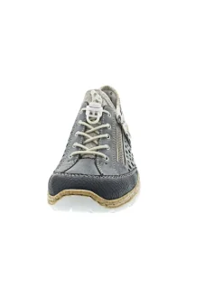 rieker Schnürschuhe^sportlicher Schnürer Blau