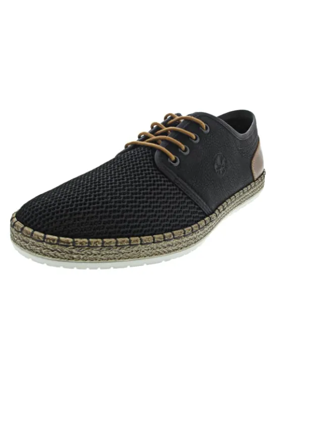 rieker Schnürschuhe^sportlicher Schnürer Schwarz