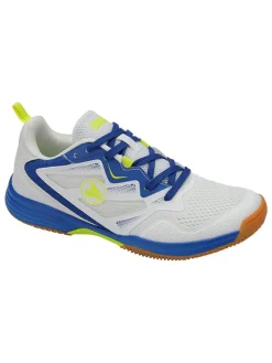 Jako Sportschuhe|Outdoor- & Sportschuhe·Trainings- & Sportschuhe^Sportschuhe "Gitter" in Weiß/ Blau/ Gelb