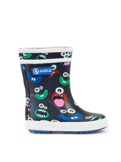 AIGLE Gummistiefel^Stiefel Baby Flac Theme Monsters in bunt-kombi