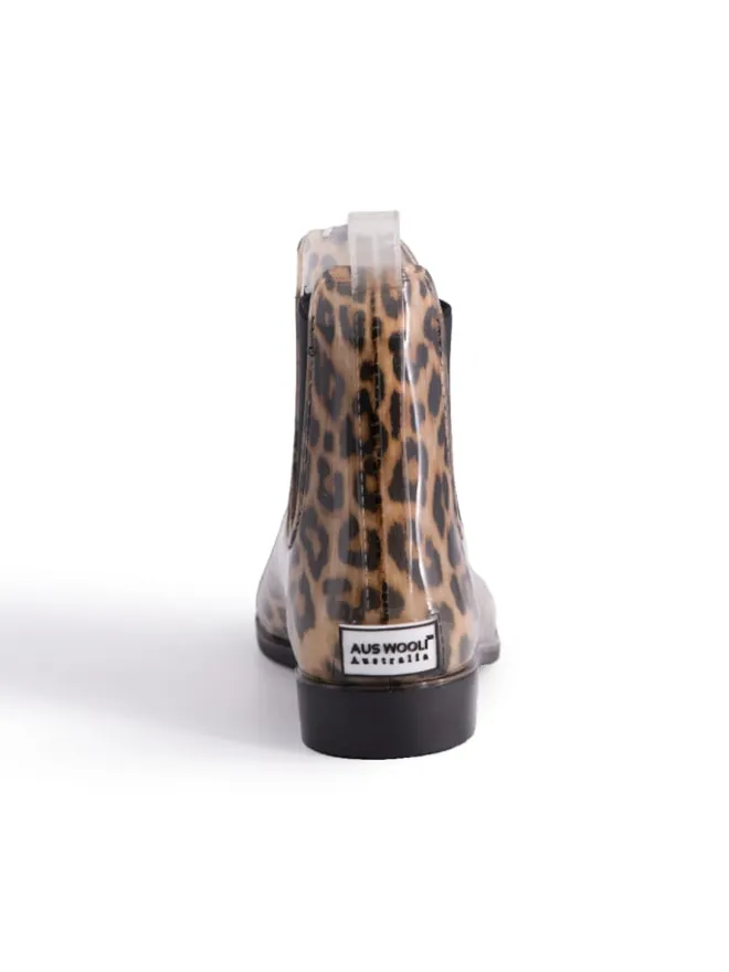Aus Wooli Gummistiefel^Stiefel Doublebay in Leopard
