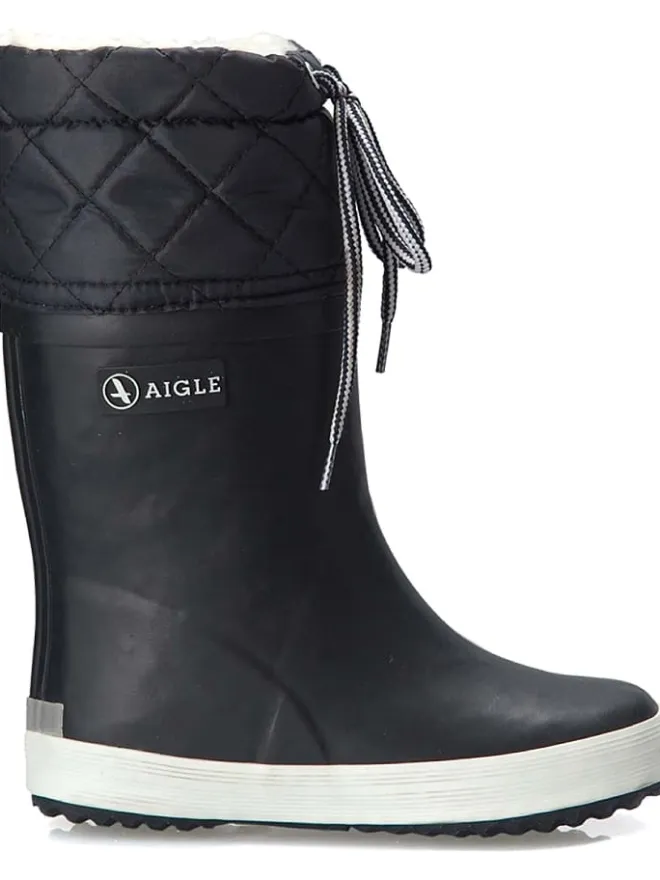 AIGLE Gummistiefel|Gummistiefel^Stiefel Giboulee in marine/weiß