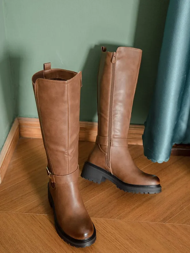 Stiefel in Hellbraun>Sixth Sens New