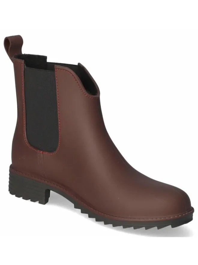 Stiefel in rot>rieker New