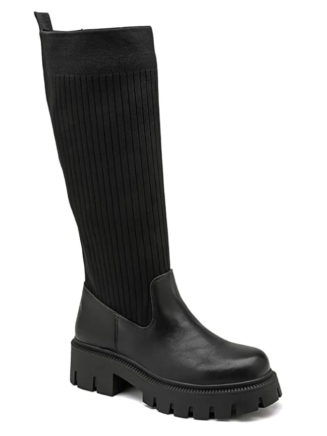 Sixth Sens Stiefel & Boots^Stiefel in Schwarz