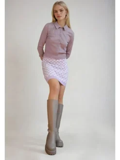Stiefel in Taupe>Monki Clearance