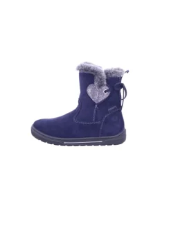 Ricosta Stiefeletten·Hohe Stiefeletten^Stiefel Kinder HEART in blau