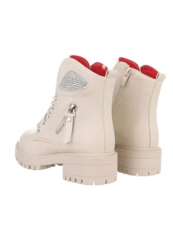Stiefelette in Beige><noscript><img width=