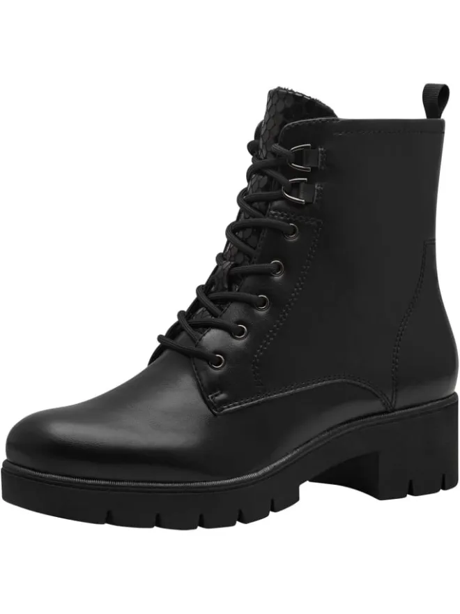 Tamaris Stiefeletten^Stiefelette in BLACK MATT struc.