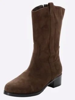 Stiefelette in braun>sheego Online