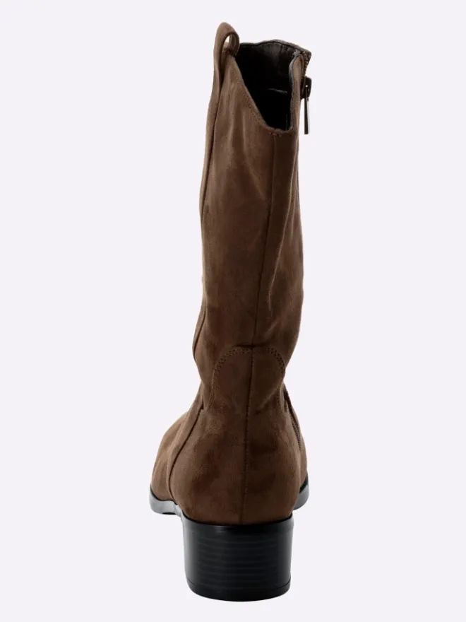 Stiefelette in braun>sheego Online