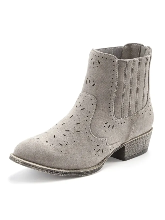 Stiefelette in grau>LASCANA New
