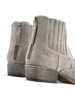 Stiefelette in grau><noscript><img width=