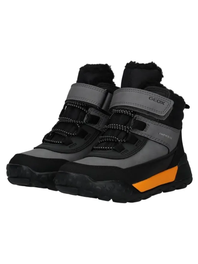 Stiefelette in Grau/Orange>Geox Hot