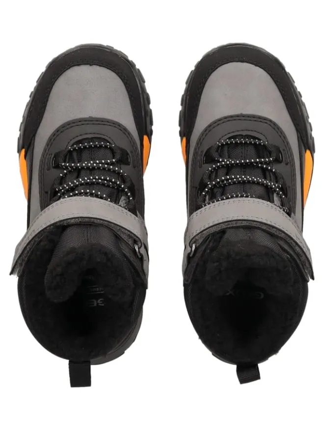 Stiefelette in Grau/Orange>Geox Hot