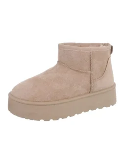 Stiefelette in Hellbraun>Ital-Design