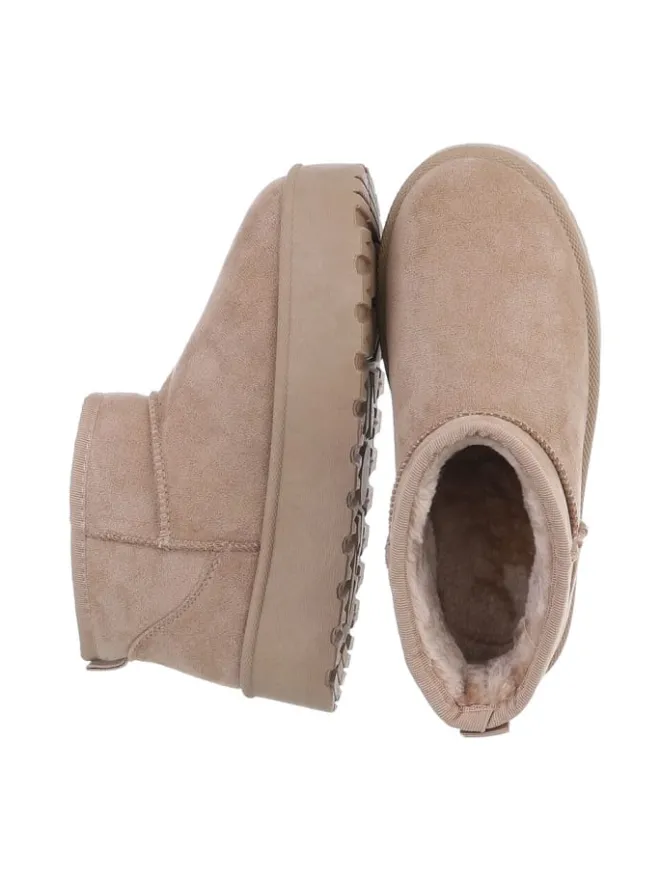 Stiefelette in Hellbraun>Ital-Design